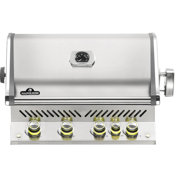 Gasgrill Prestige PRO™ 500, Edelstahl, Einbaugrill, inkl. Drehspieß