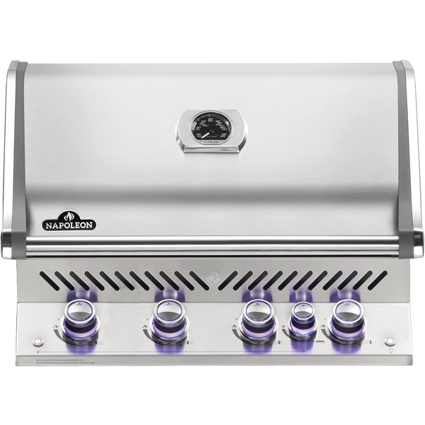 Gasgrill Prestige PRO™ 500, Edelstahl, Einbaugrill, inkl. Drehspieß