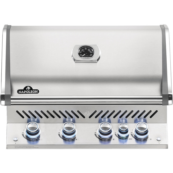 Gasgrill Prestige PRO™ 500, Edelstahl, Einbaugrill, inkl. Drehspieß