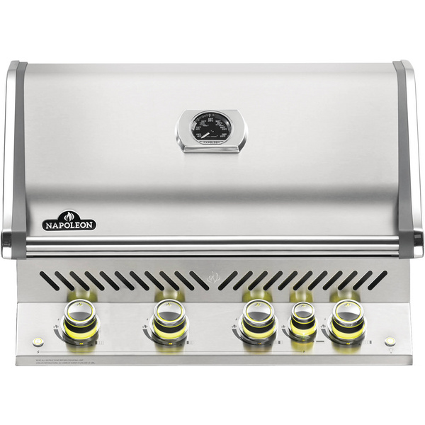 Gasgrill Prestige PRO™ 500, Edelstahl, Einbaugrill, inkl. Drehspieß