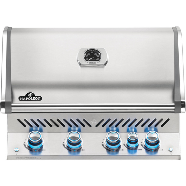 Gasgrill Prestige PRO™ 500, Edelstahl, Einbaugrill, inkl. Drehspieß