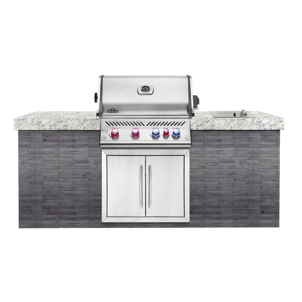 Gasgrill Prestige Pro™ 500, Edelstahl, Einbau