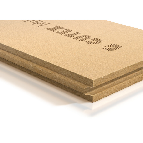 Multitherm für die hinterlüftete Fassade rundum Nut und Feder