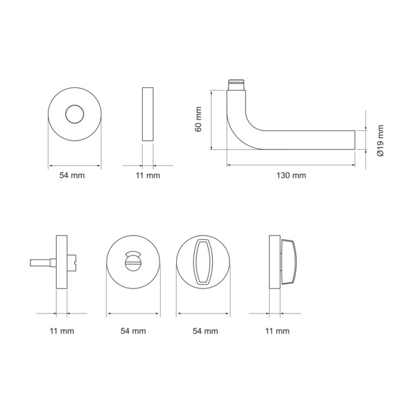 Slim Style E100E BAD 71, Bad rot/weiß Edelst. matt