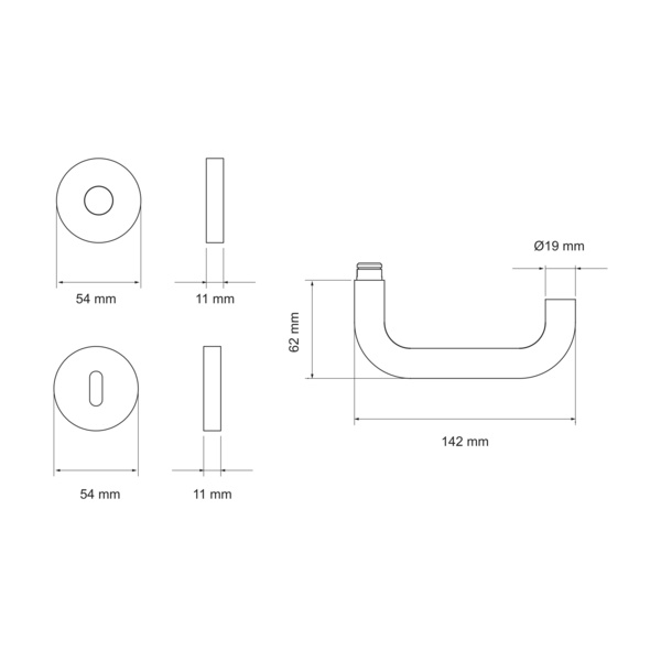 Slim Style E200B BB0 71, Buntbart Edelst. matt