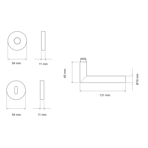 Slim Style E300U BB0 71, Buntbart Edelst. matt