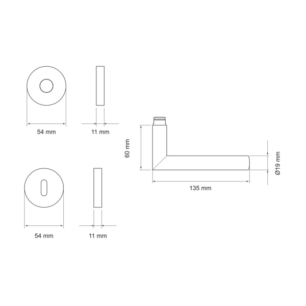 Slim Style E400B BB0 71, Buntbart Edelst. matt