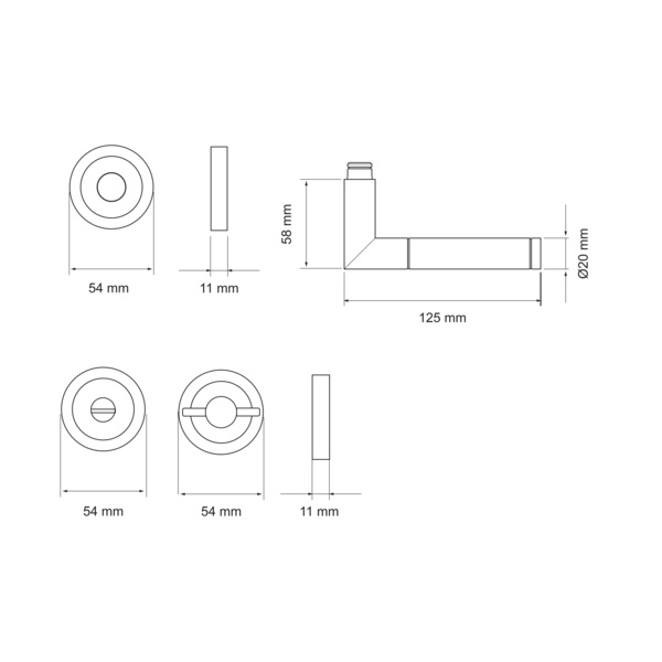 Slim Style E700A BAD 73, Bad Edelst. poliert/matt