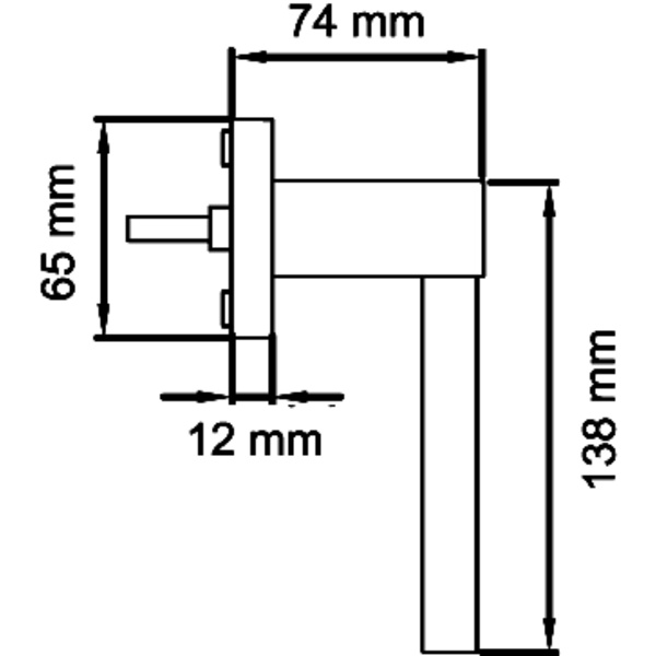 Portland EF474Q 71, Fenstergriff Edelst. matt