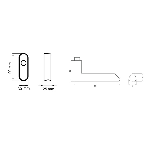 Paris EF554 EAR 71, Fenstergriff Edelst. matt