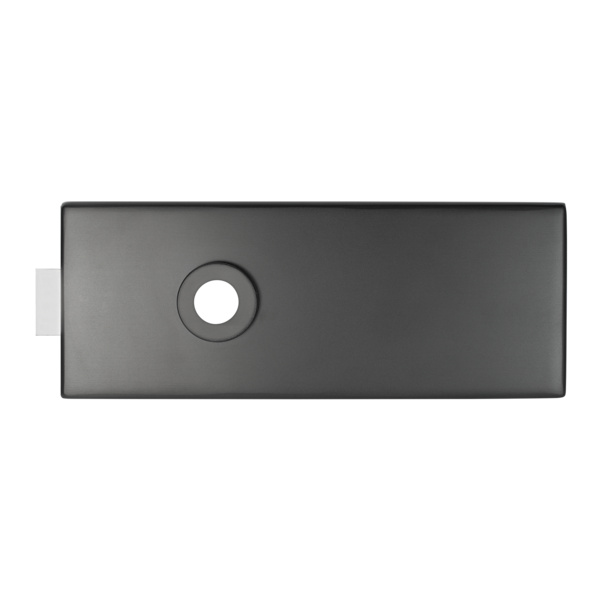 EGS 110Q 0S 89 EGS 110Q, Glastürschloss Essence o. Griffpaar in Titan Grau rechteckig unverschließbar