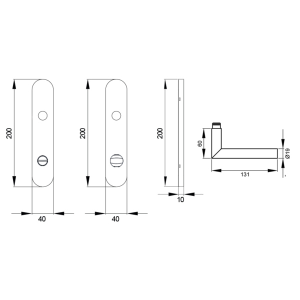 Rhodos EL28A BAD78 71, Bad Edelst. matt