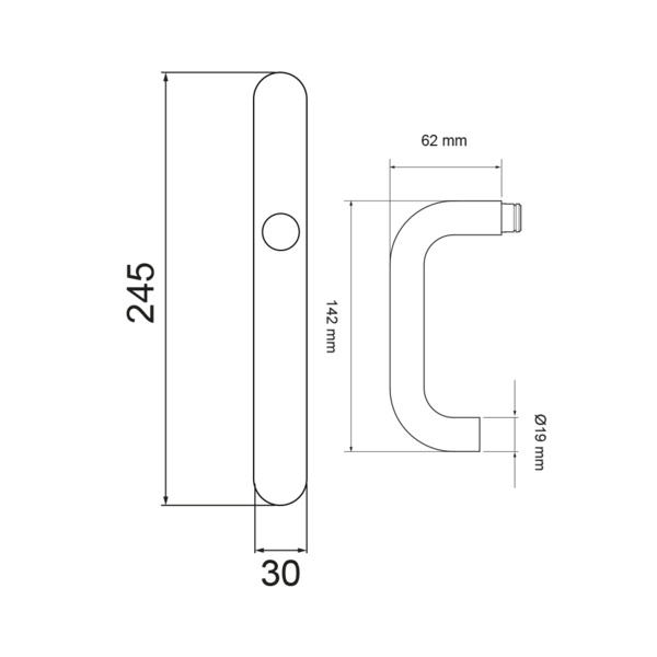 Kreta ELRM27A UN0 83, ungelocht Kosmos Schwarz