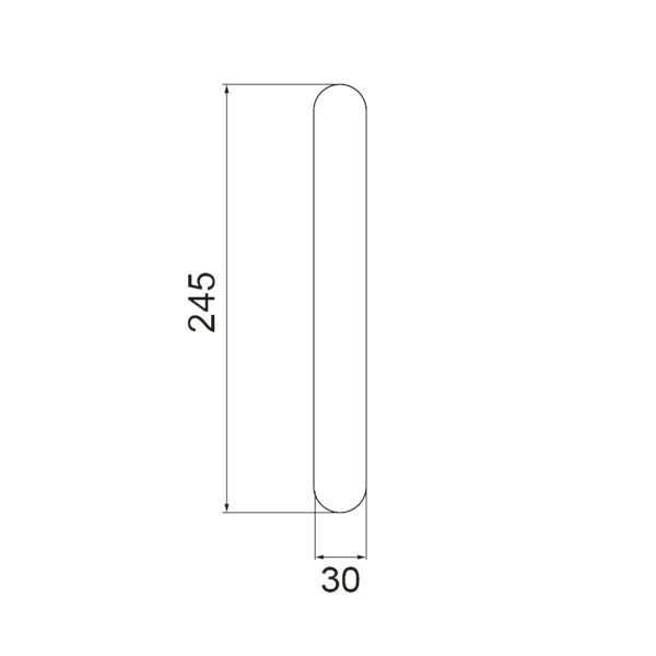 ELRMA BL 71, Blind Edelst. matt