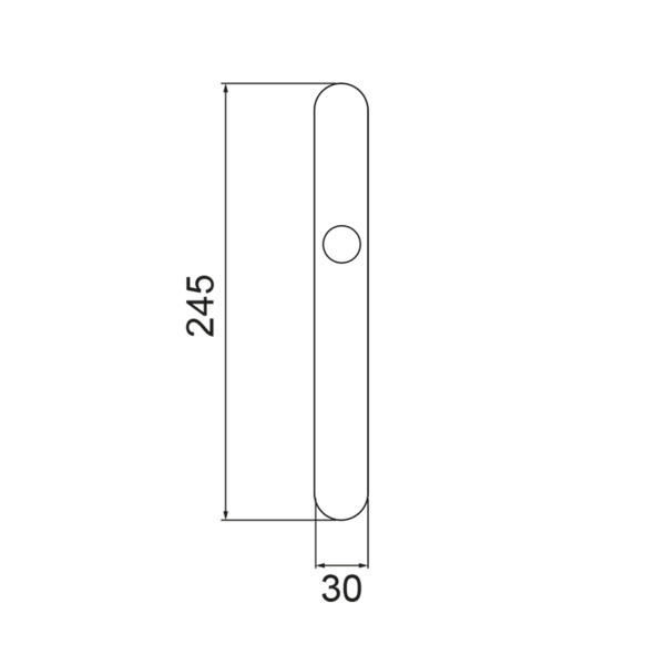 ELRMA UN 71, ungelocht Edelst. matt