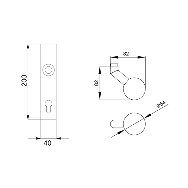 ELXQ WG92 71, Wechselgarnitur Edelst. matt
