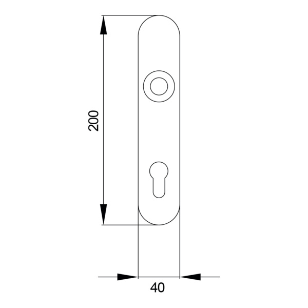 ELX PZ92 71, Profilzylinder Edelst. matt