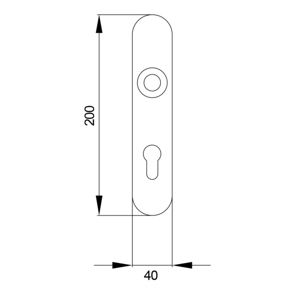 ELX PZ72 71, Profilzylinder Edelst. matt