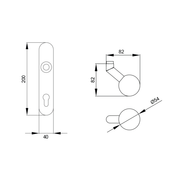 ELX WG92 71, Wechselgarnitur Edelst. matt