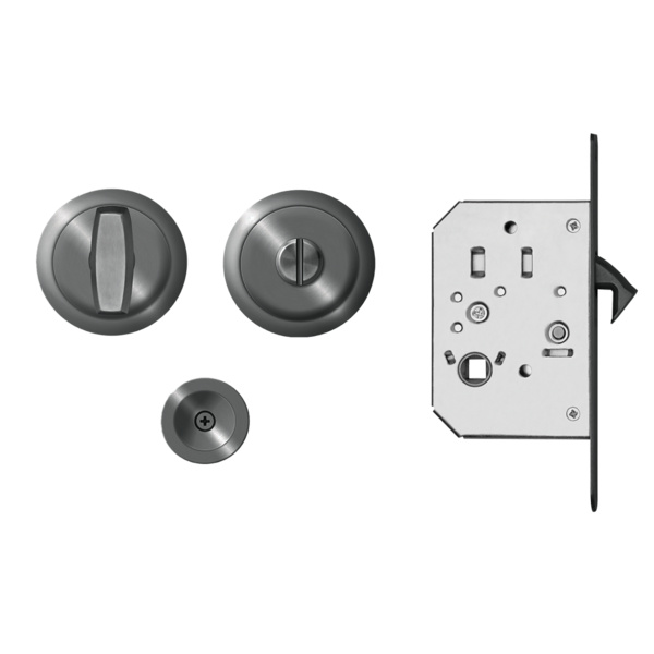 ru. EPD 89, Schiebetürrosetten-Set Titan Grau 1 Set