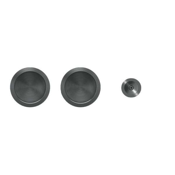 ru. EPD 0S 89, Schiebetürrosetten-Set Titan Grau 1 Set