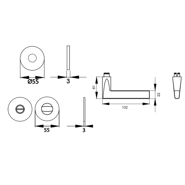 Montana EPL54 Bad 89 Titan Grau