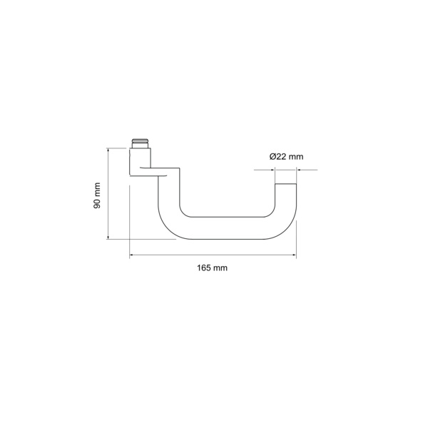 Kreta XL ER17RMGF RL 71, Rahmentg. FS DIN179 rechts/links Edelst. matt 1 St.