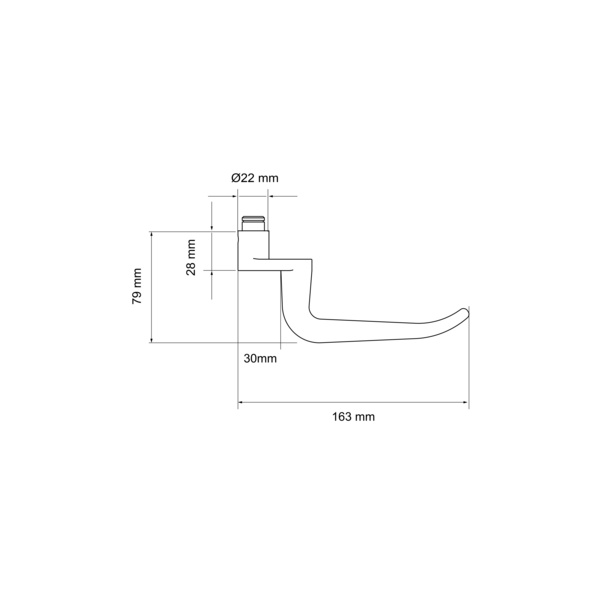 Elba ER22RMGF RL 71, Rahmentg. FS DIN179 rechts/links Edelst. matt 1 St.