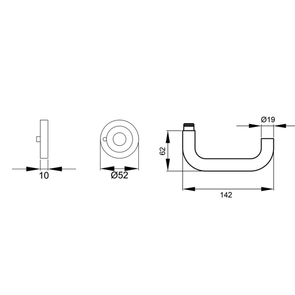 Kreta ER27 S9 71, KD Comfort Privacy Edelst. matt