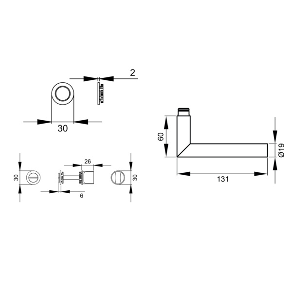 Rhodos ER28M Bad 84 Polaris Weiß