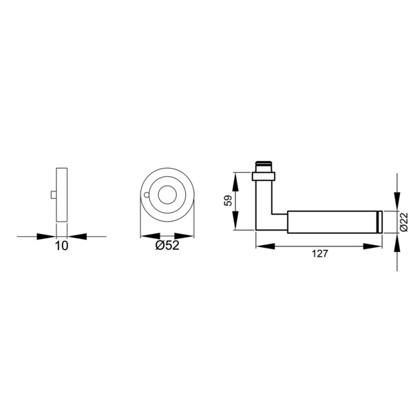 Tasmania ER31 S9 71, KD Comfort Privacy Edelst. matt