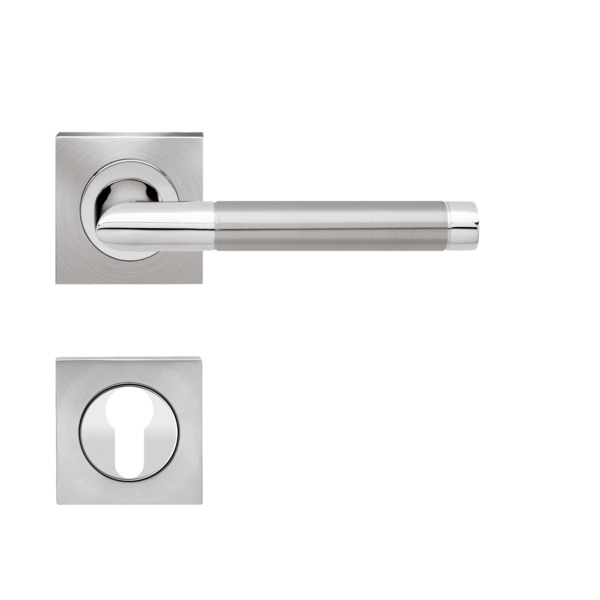 Verona ER37Q, Profilzylinder Edelst. poliert/matt