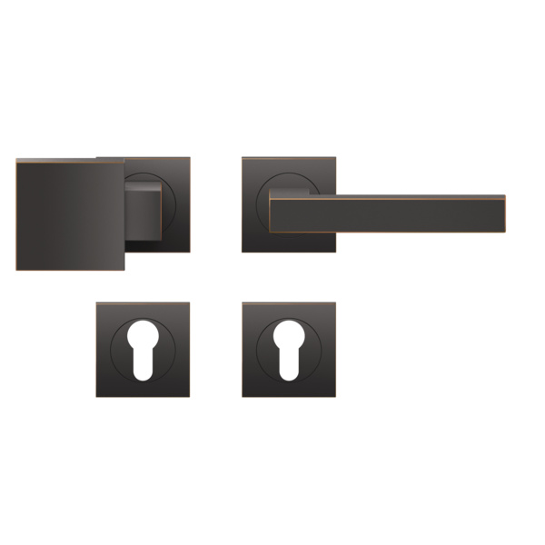 Seattle ER46Q, Wechselgarnitur rechts Antik Bronzeoptik