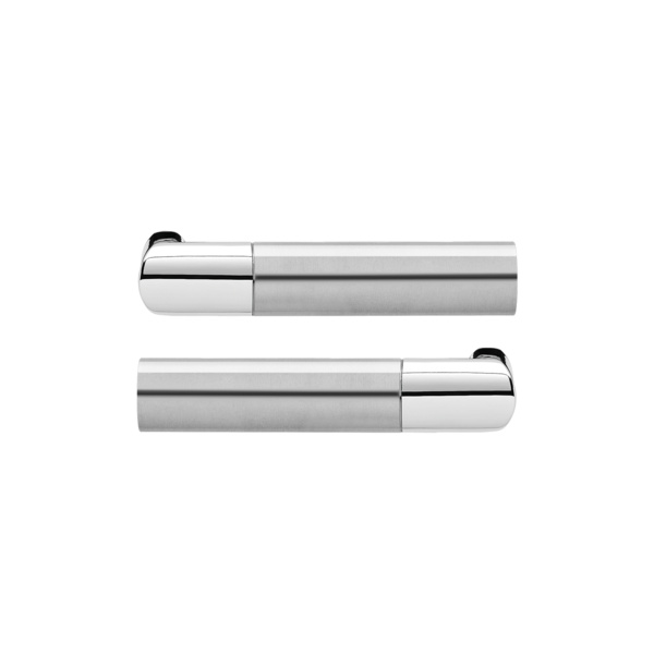 ER48 0DS Griffpaar Oregon o. Griffrosette inkl. Stift in Edelst. poliert/matt