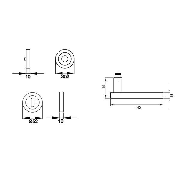Milano ER52, Buntbart Edelst. matt