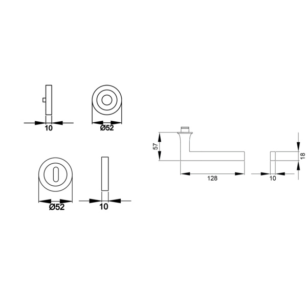 Soho ER57 Buntbart Kosmos Schwarz