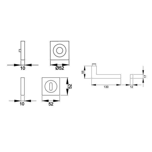 Boston ER58Q Buntbart Kosmos Schwarz