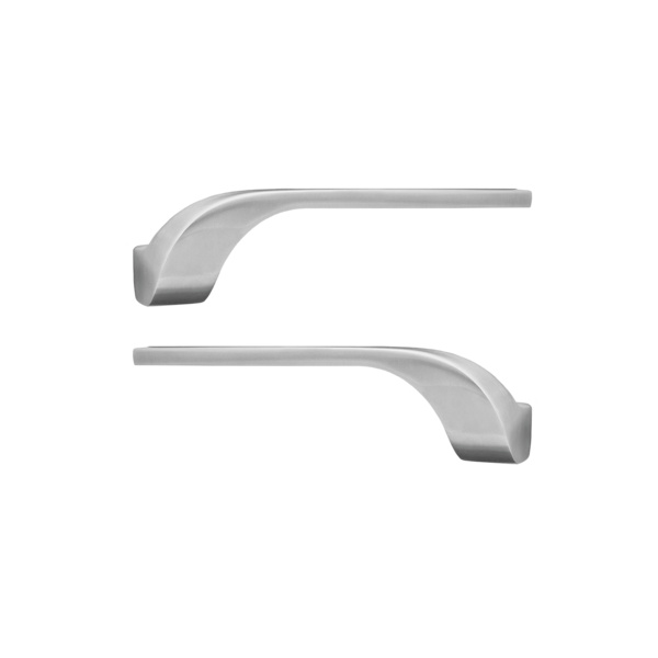 ER87 0DS Griffpaar Las Vegas o. Griffrosette inkl. Stift in Edelst. matt