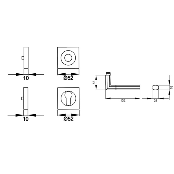 Oregon ER/FS 48Q- Profilzylinder FS Edelst. poliert/matt