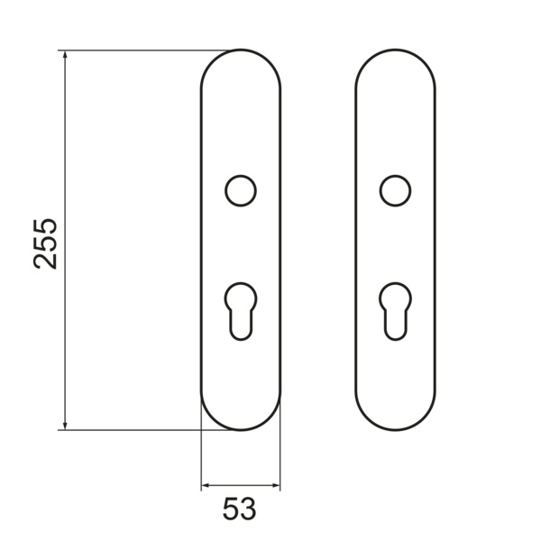Standart ESG 675D PZ72 83, Schutzgarnitur Klasse ES1 Kosmos Schwarz