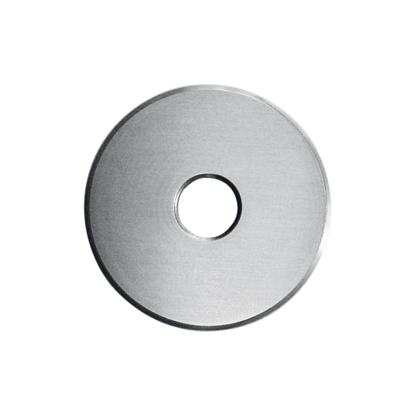 EZ1070 71 -Unterlegscheibe für Stoßgriff Befestigung, Ø 35mm, mittig gelocht für M8 Schraube in Edelstahl matt