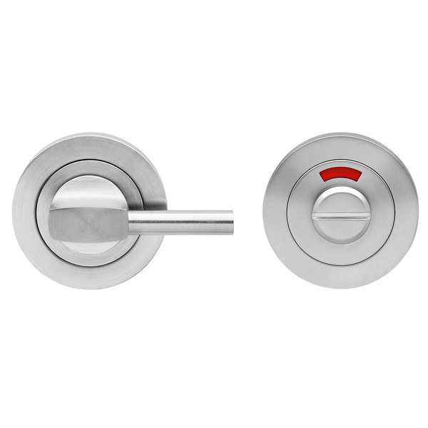 EZ1334 BAD 71, 3-teilige Rosette Bad rot/weiß barrierefrei Edelst. matt 1 Set