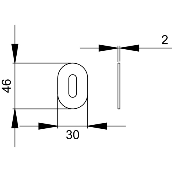 Mini Rosette EZ140 BB 71, Minirosette Buntbart Edelst. matt 1 St.