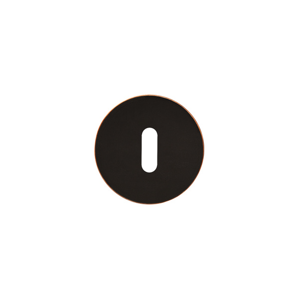 Plan Design Rosette EZ180 BB 81, flächenbündige Rosette Buntbart Antik Bronzeoptik 1 Paar