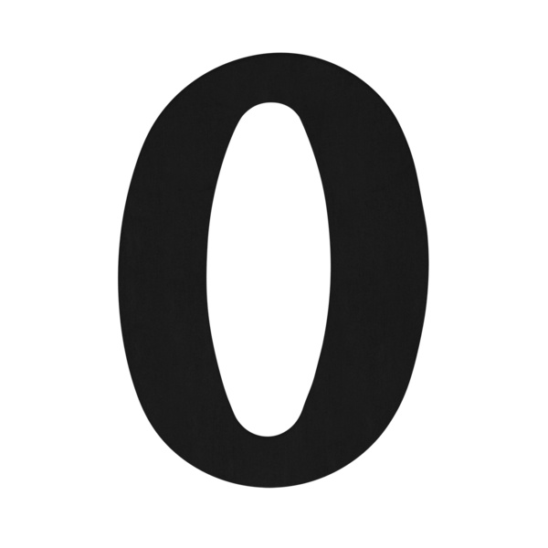 Nummer EZ205 0, Hausnummer Kosmos Schwarz