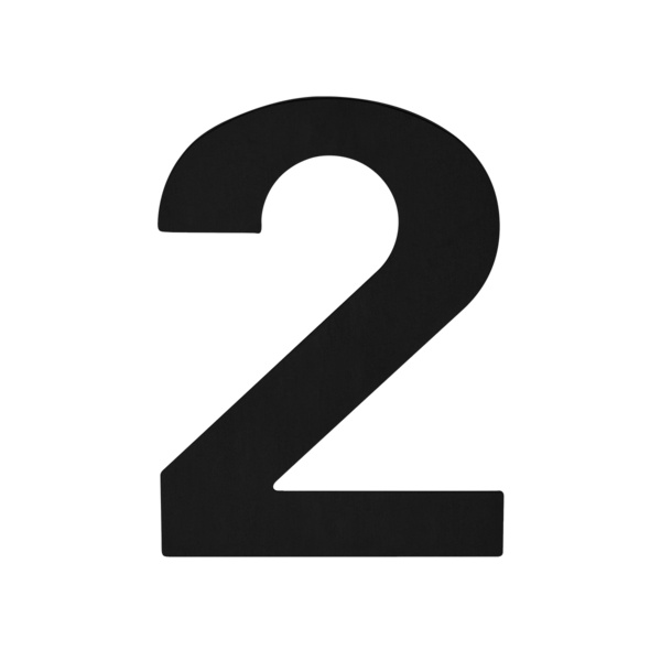 Nummer EZ205 2, Hausnummer Kosmos Schwarz