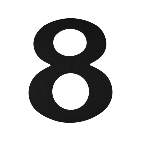 Nummer EZ205 8, Hausnummer Kosmos Schwarz