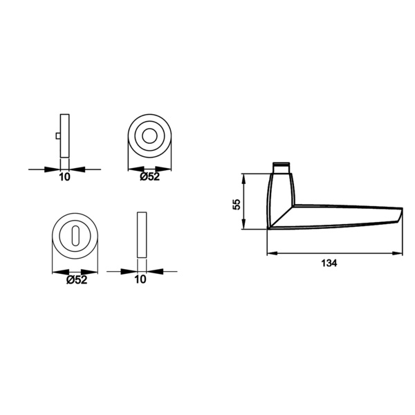 Denver R230, Buntbart Chrom/Chrommatt