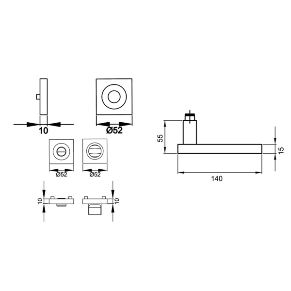 Torino R53QY, Bad 60 Nickelmatt