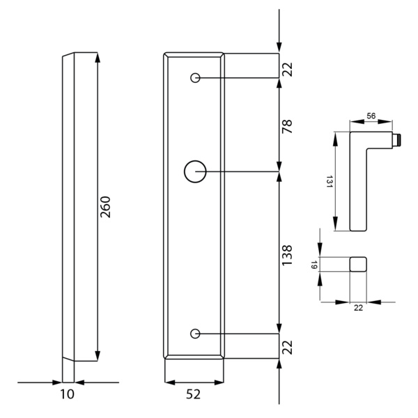 Seattle RLE46 UN0 83, ungelocht Kosmos Schwarz